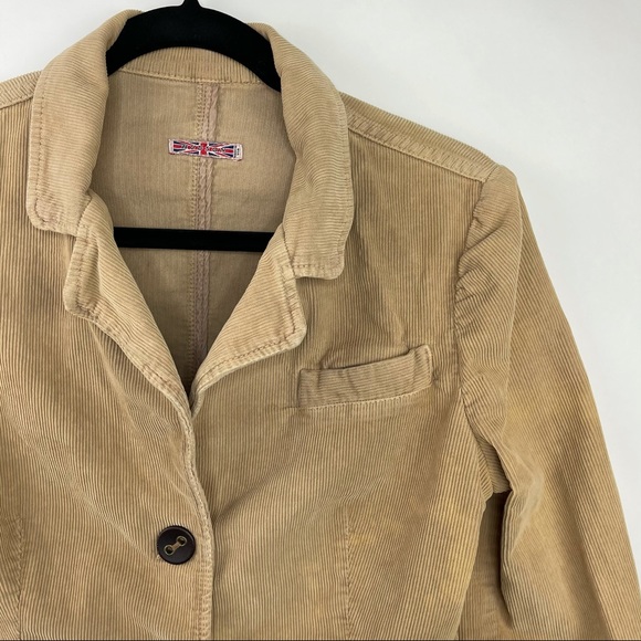 Hudson Jeans Corduroy Brown Long Sleeve Button Down Jacket Women’s Size M. T - Picture 5 of 9